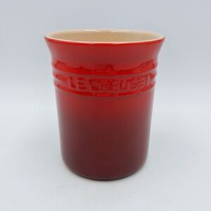 Le Creuset Utensil Crock Holder Cerise Red 6 Inch Ombre Kitchen Farmhouse